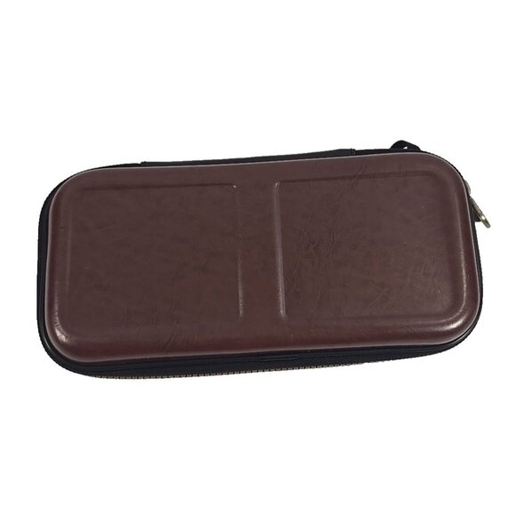 The Legend of Zelda Breath of the Wild Switch Case Brown Embossed Carrying Bag - Picture 3 of 9